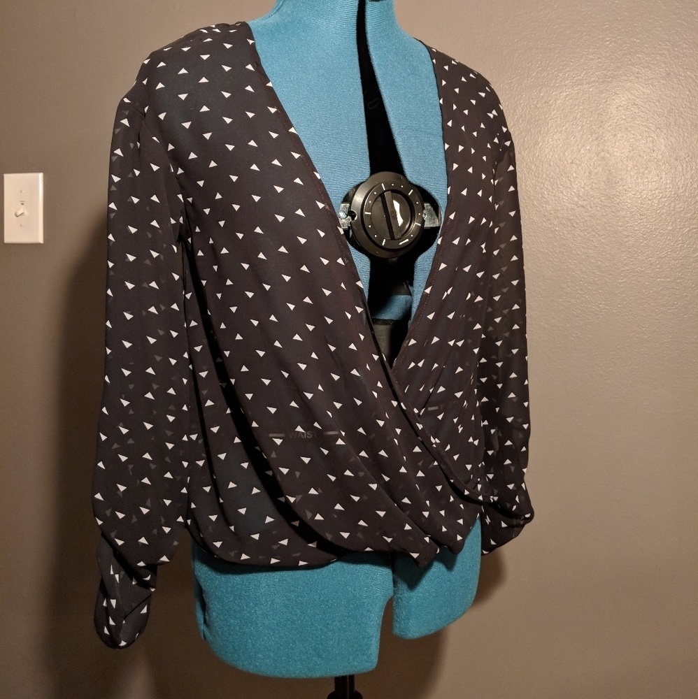 Decree Black & White Over Shirt